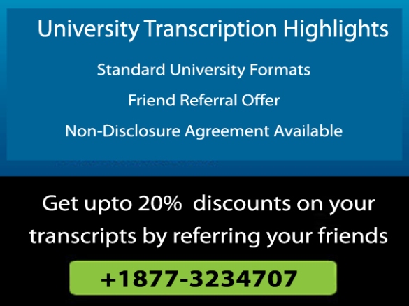 University Transcription Services